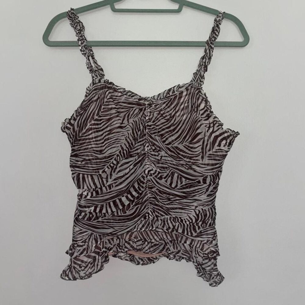 Ice Women's Brown and White Vest